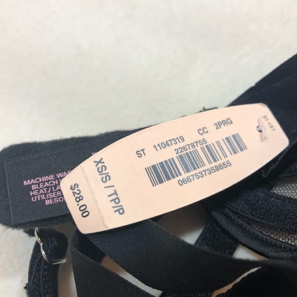 NWT Victoria’s Secret Black and Red Garter Belt - Picture 8 of 8